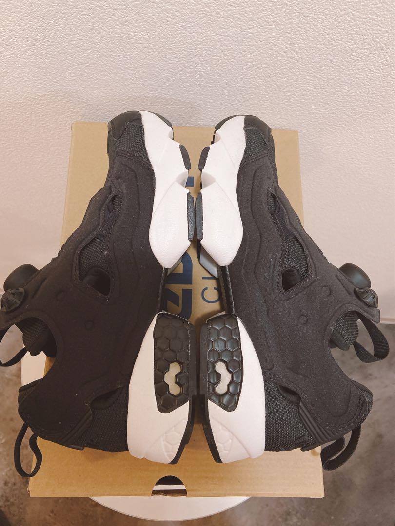 り*ご様 ◇美品◇リーボック Reebok ポンプフューリー 23.0cm 黒色