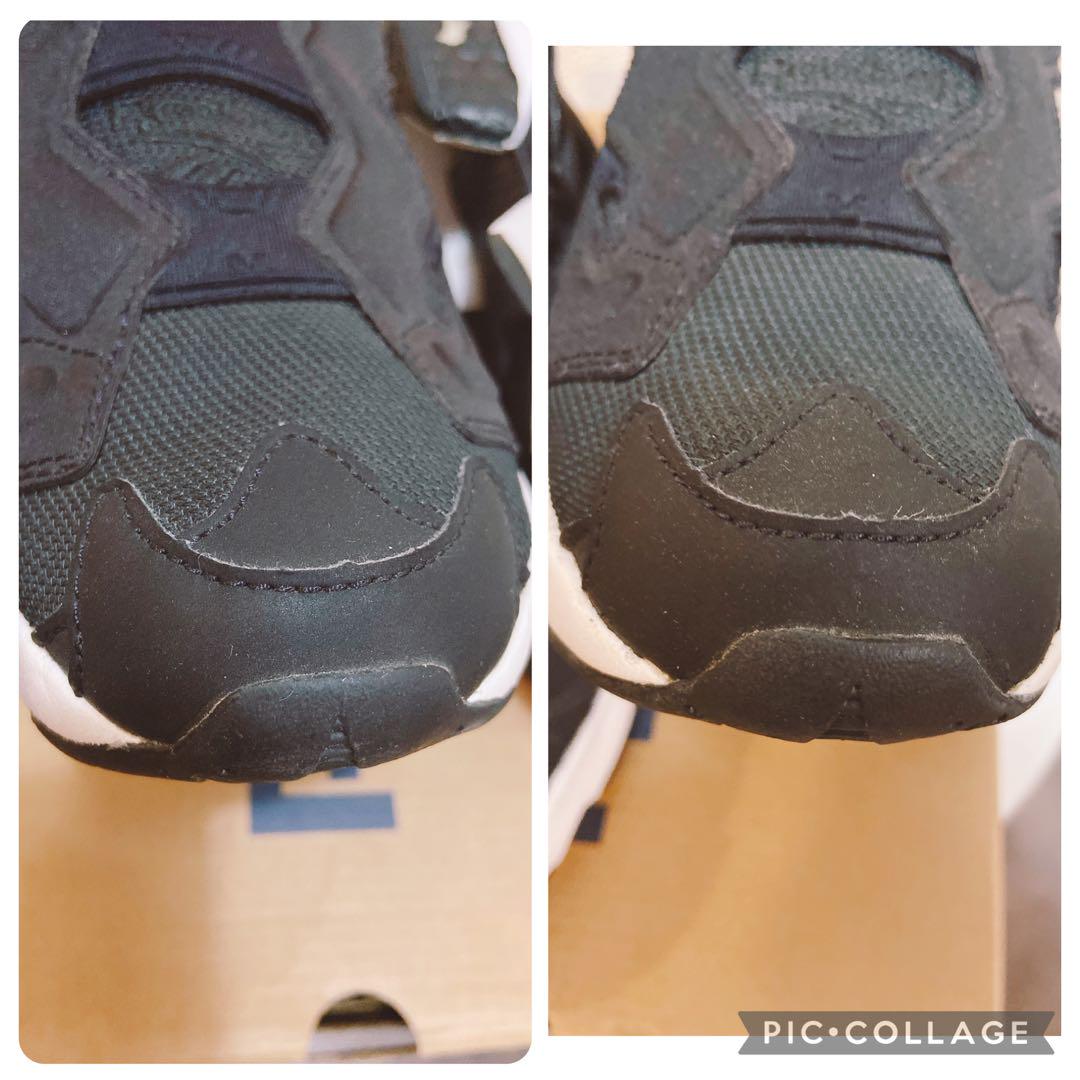 り*ご様 ◇美品◇リーボック Reebok ポンプフューリー 23.0cm 黒色