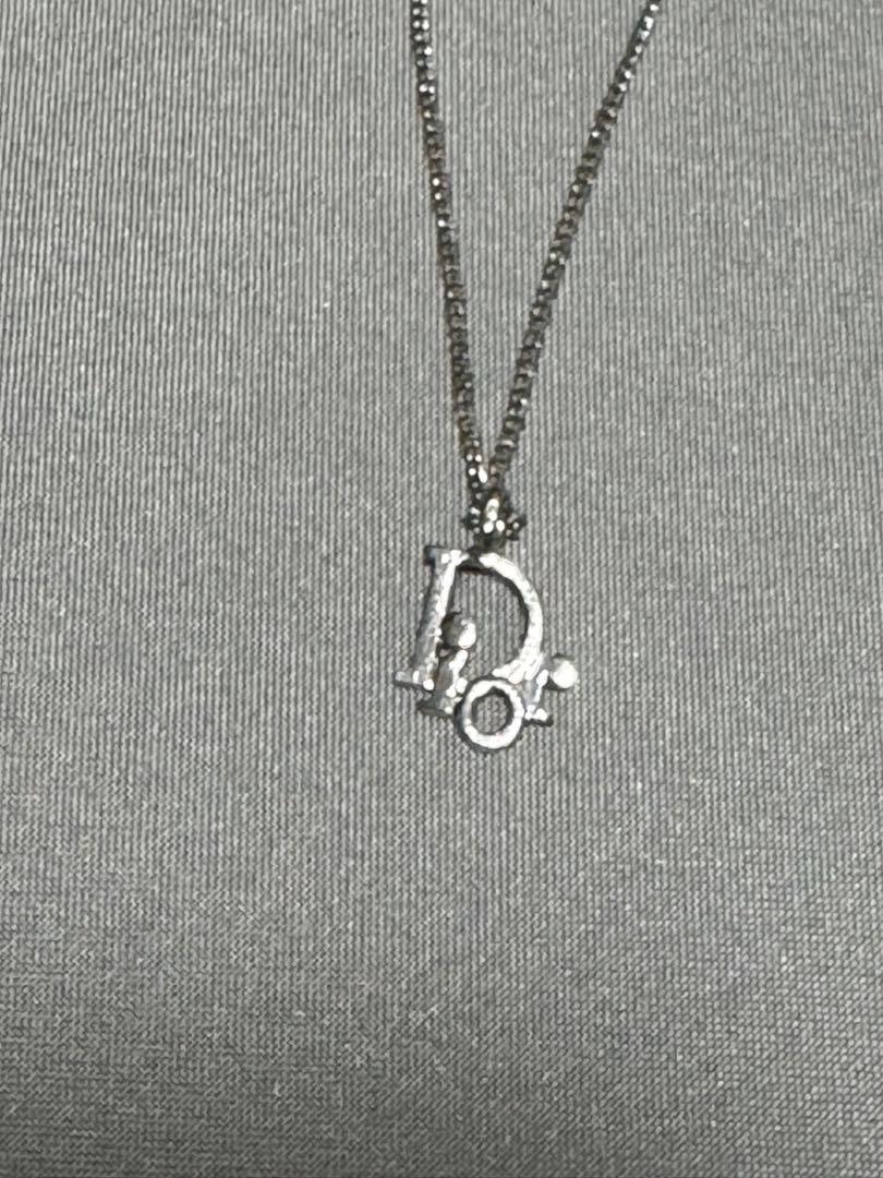 Dior ネックレス シルバー 傷あり※Diorネックレス シルバー