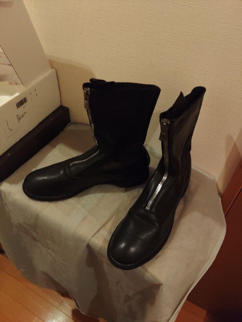 靴 GUIDI FRONT ZIP LONG BOOTS