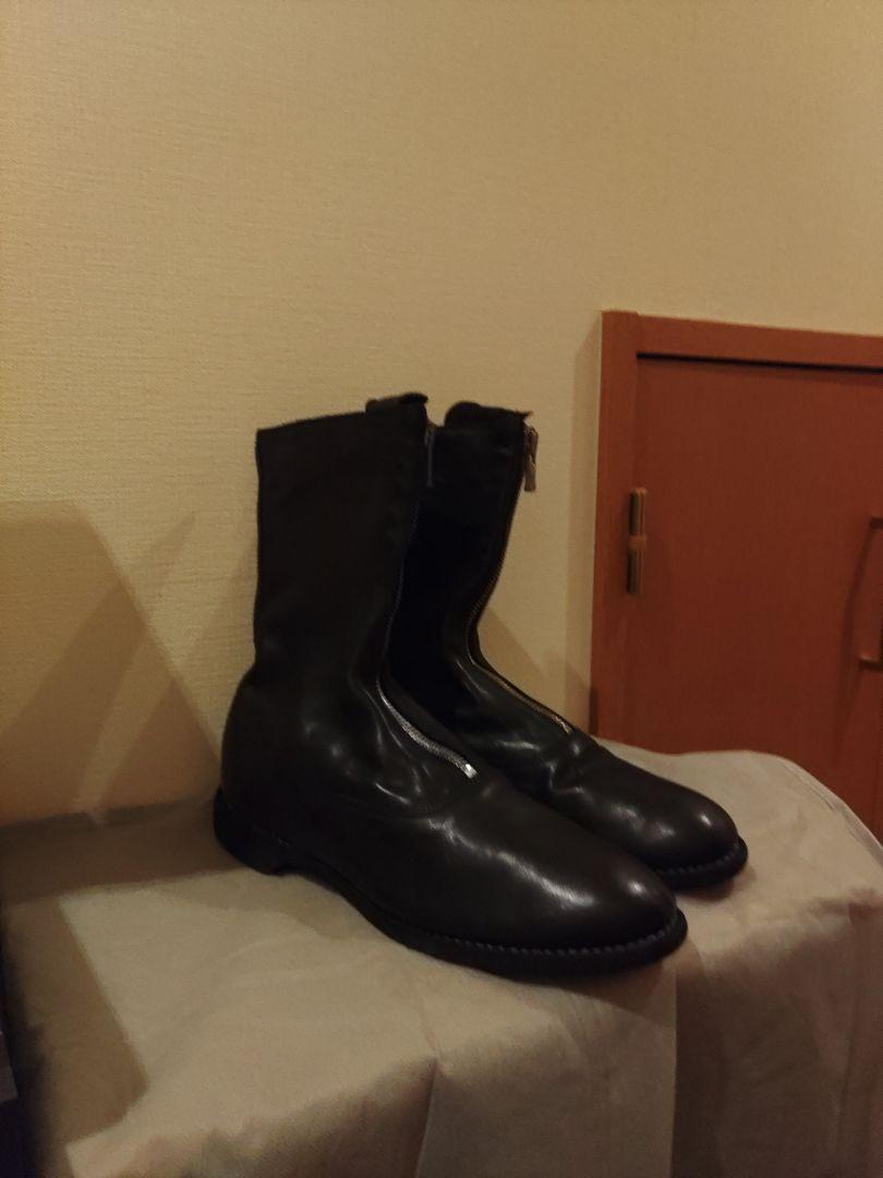 靴 GUIDI FRONT ZIP LONG BOOTS