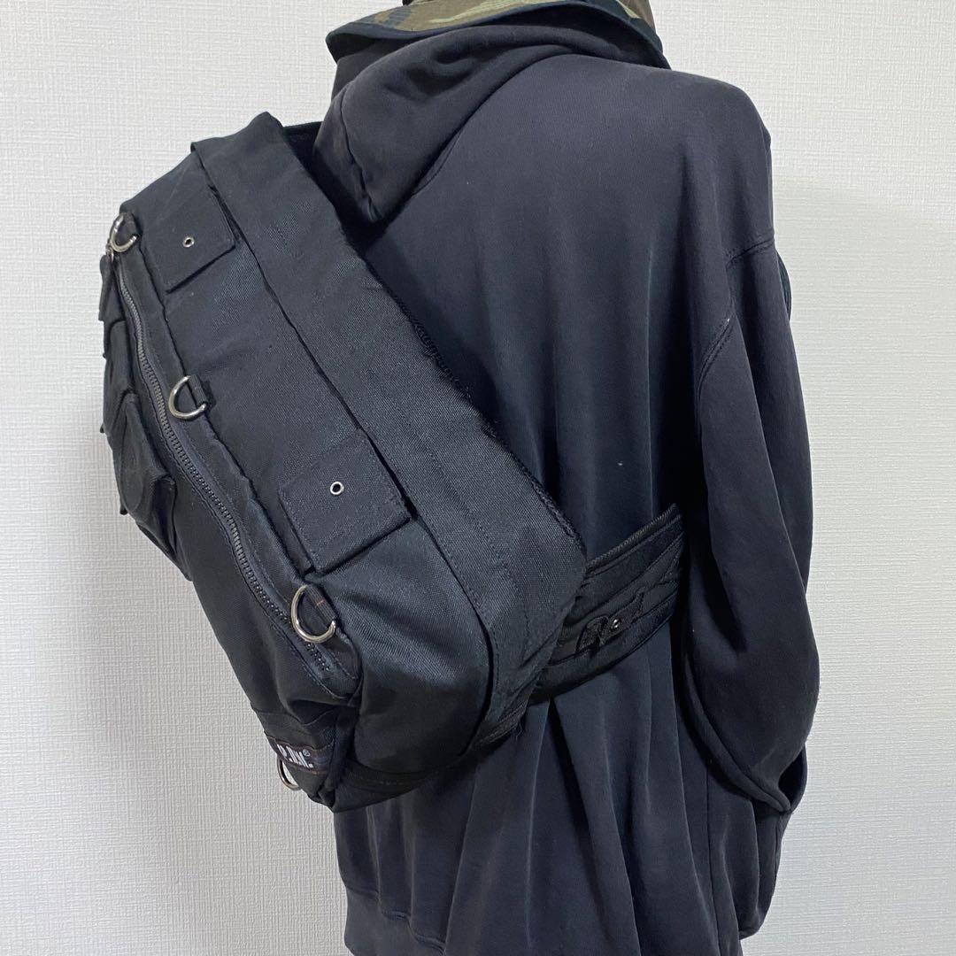 00s Y2K avirex P.D.W ショルダーバッグ　ボディバッグ　多機能