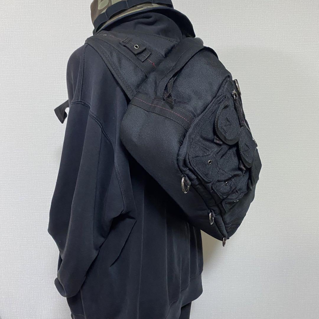 00s Y2K avirex P.D.W ショルダーバッグ　ボディバッグ　多機能