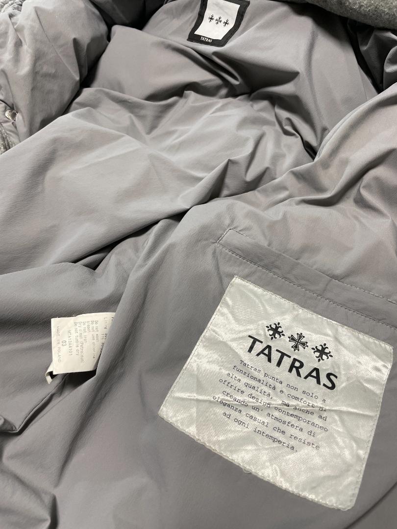 通販日本製 TATRAS ダウンベスト DRAGO グレー 3 PUVaN-m34439778853 タトラス カシミア混 ウール 超激得SALE