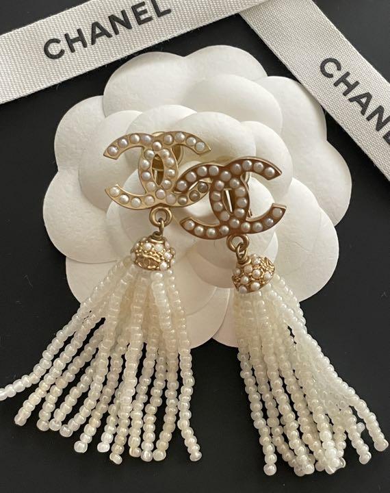 レア‼︎ vintage CHANEL フリンジタッセル イヤリング