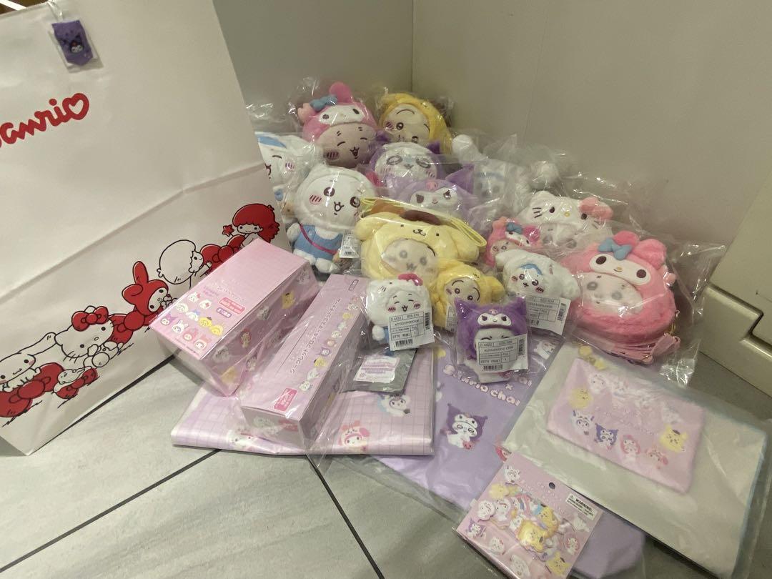 新品・タグ付き】ちいかわ × サンリオ コンプリートセット