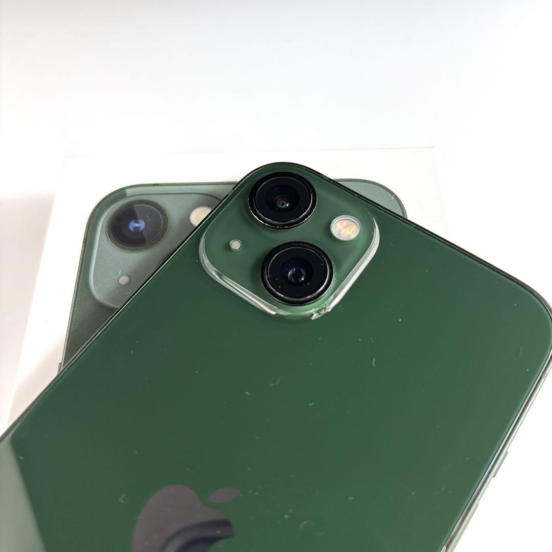 極美品 iPhone13 128gb グリーン simフリー 箱あり 付属品完備