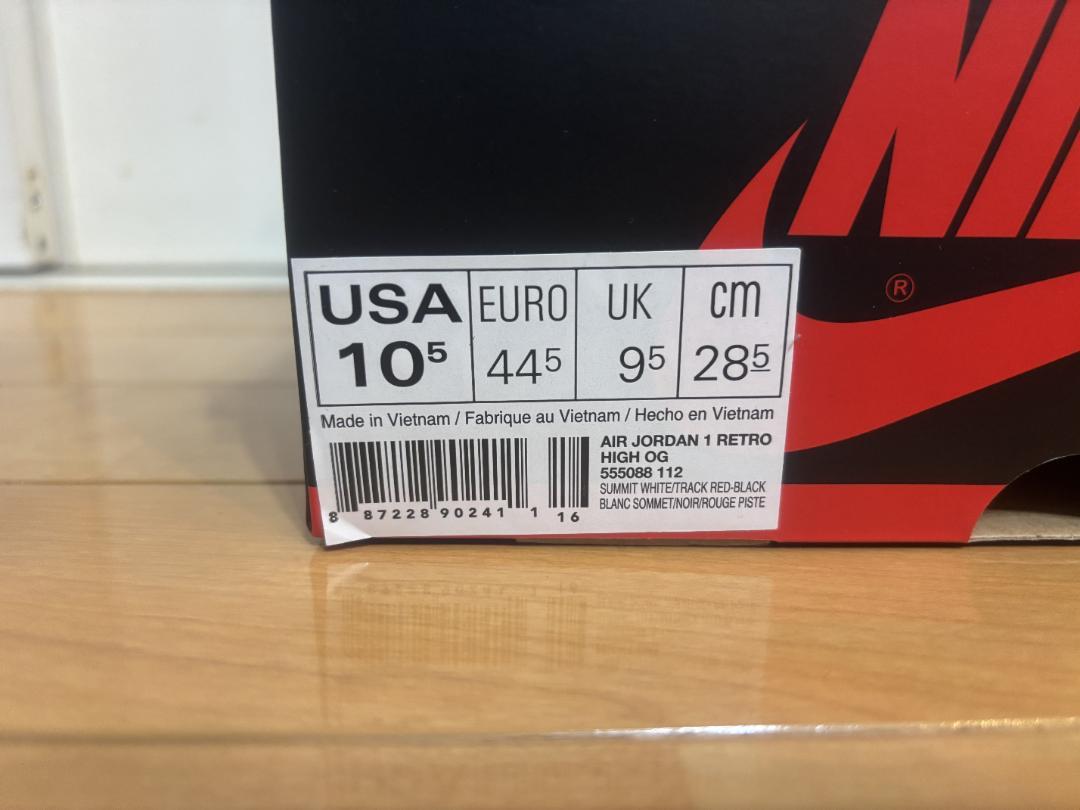 靴 NIKE AIR JORDAN 1 RETRO HIGH \"TRACK RED\"
