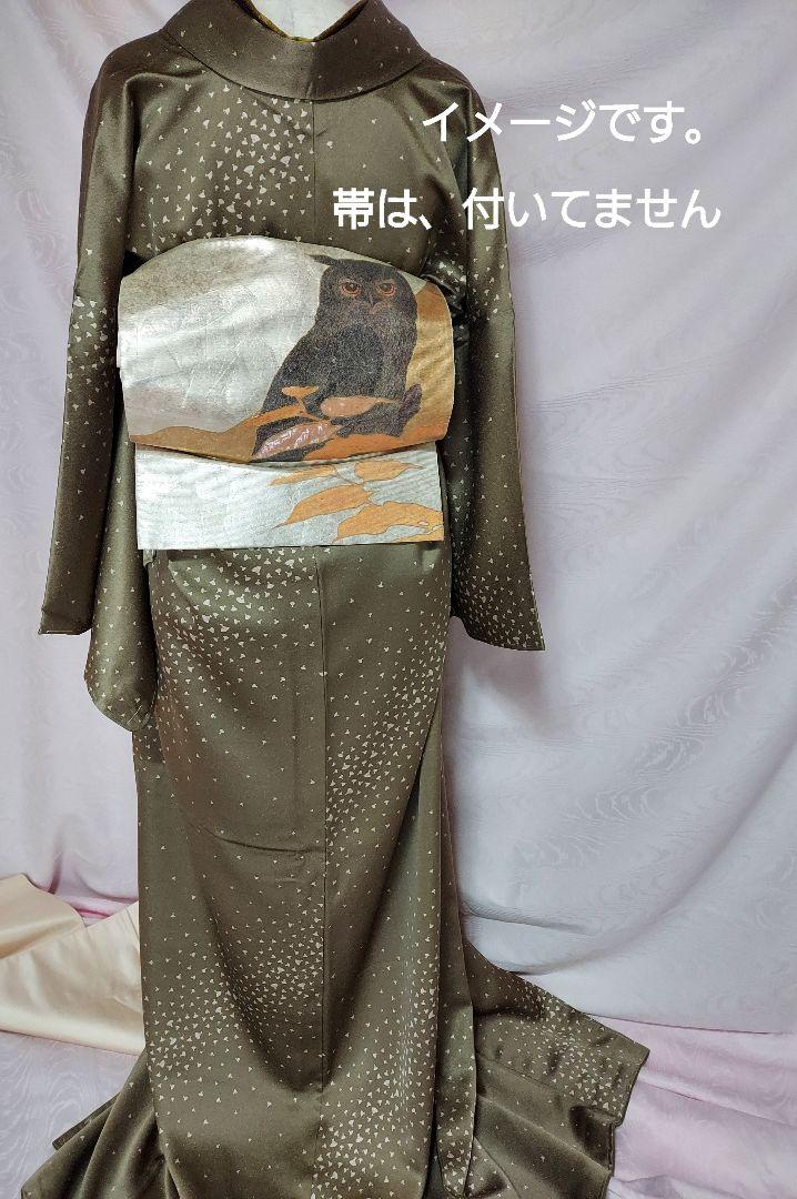 高評価 着物 トールサイズ 未使用 希少 ふくよかさん 正絹 金通し 小紋 百貨店購入 Www Sante Gouvne Org