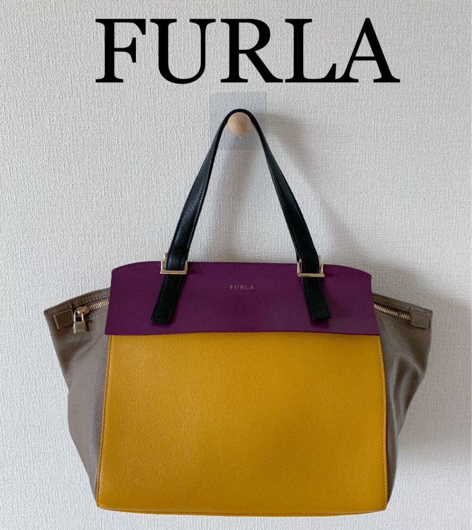 FURLA ハンドバッグ レザー