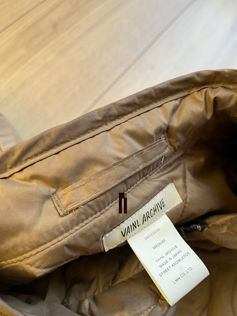 VAINL ARCHIVE MIL-J キルティングジャケット Mサイズ VAINL ARCHIVE MIL-J キルティングジャケット Mサイズ