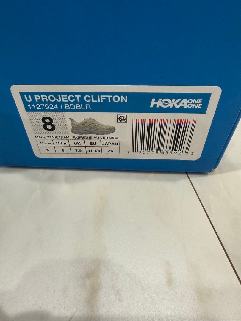 HOKA ONEONE PROJECT CLIFTON ホワイト HOKA ONEONE PROJECT CLIFTON ホワイト