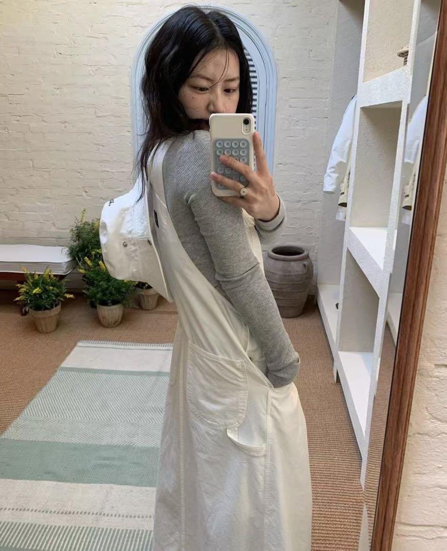 新品thebarnnetグレー長袖TシャツThe Barnnet tops人気 商品