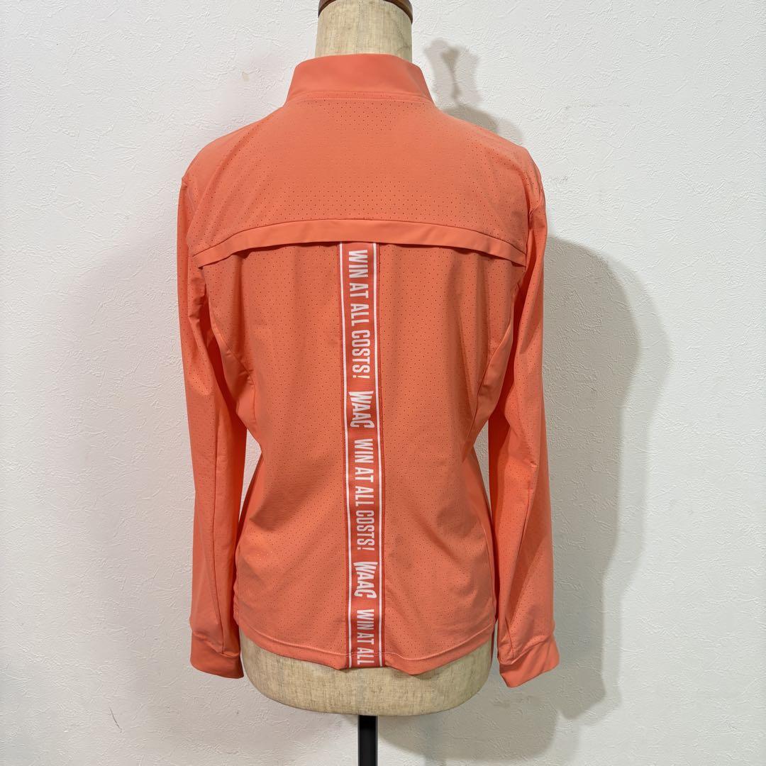 【waac】美品　ワック　春夏UVケアメッシュジャケット　レディースＬ　ピンク