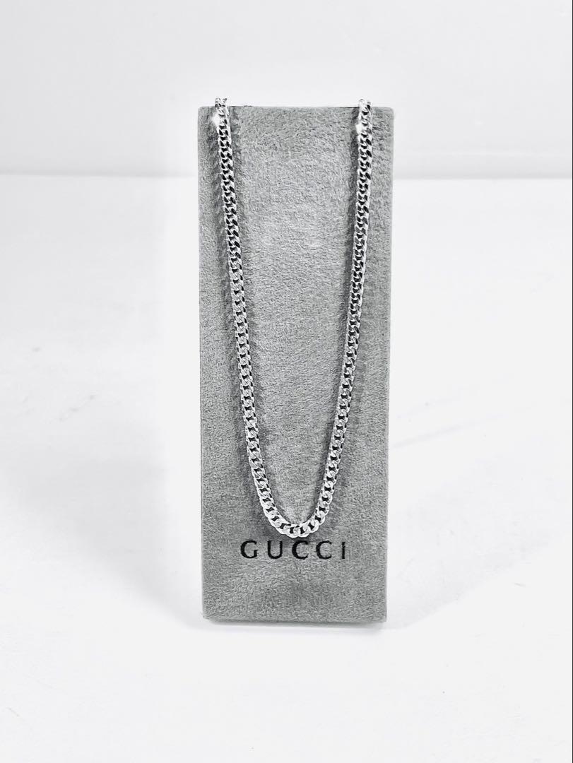 【美品】GUCCI★グッチ 喜平ネックレス　チェーン　 男女兼用 シルバー