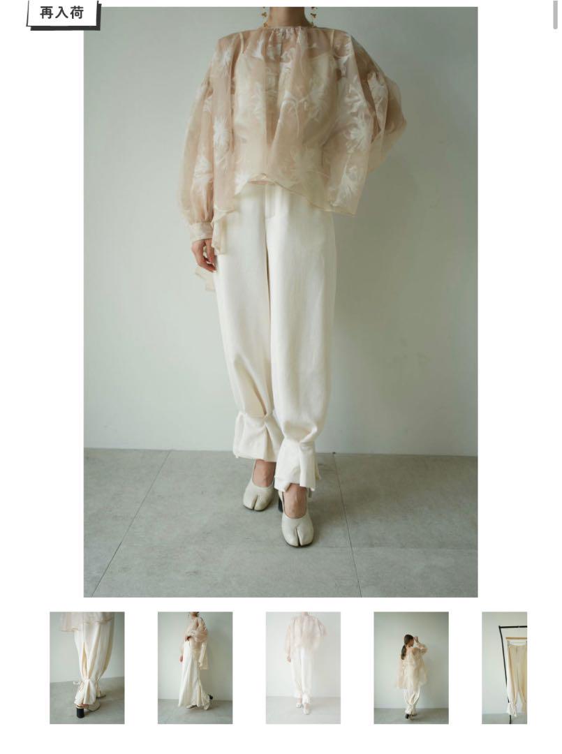 2way lace pants Acka