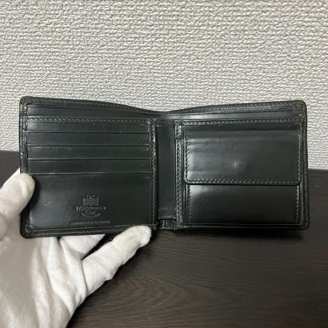 ホワイトハウスコックス レザー コンパクト ウォレット 二つ折り財布