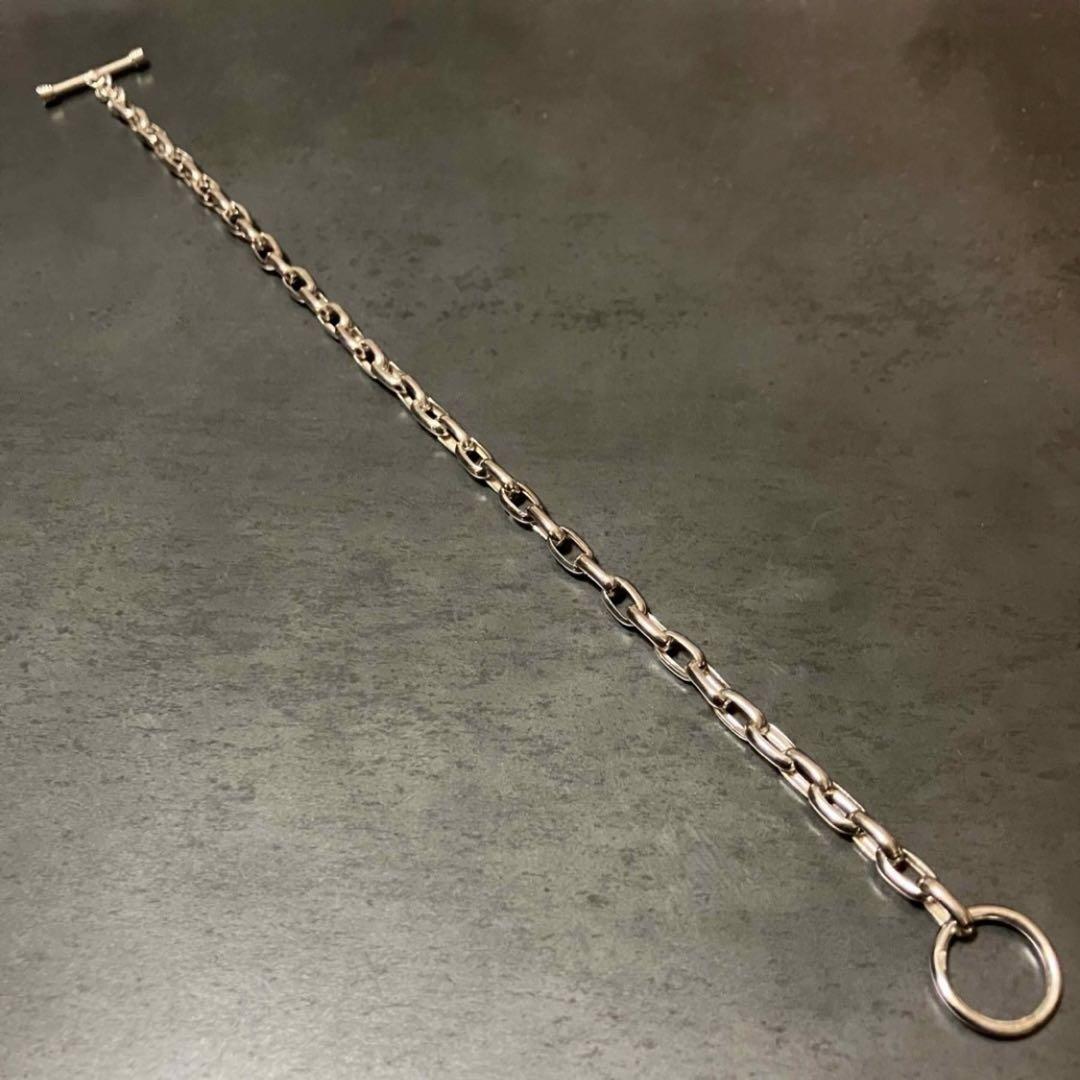 SILVER925 SMALL OVAL BRACELET/シルバーブレスレット