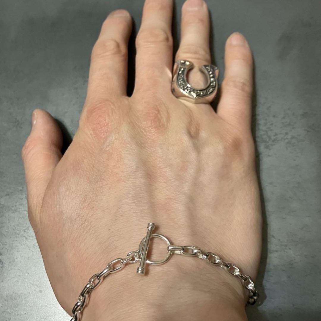 SILVER925 SMALL OVAL BRACELET/シルバーブレスレット