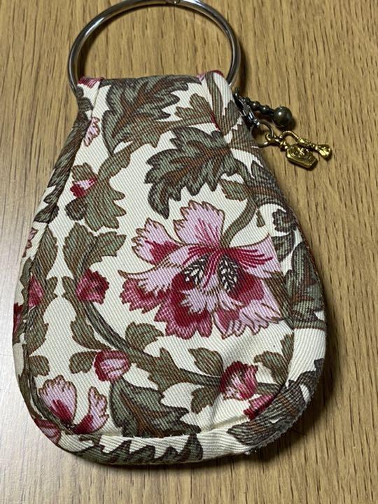 222円 訳あり キーリングポーチ ハンドメイド 大人雰囲気