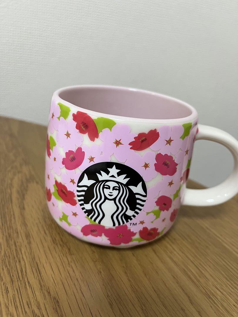 スターバックス 花柄 マグカップ