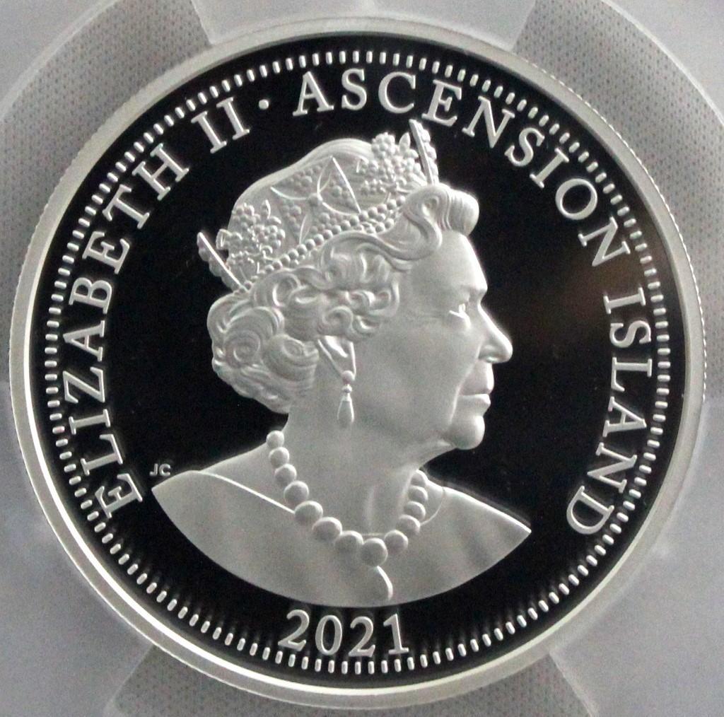 2021年アセンション島 ダイアナ妃生誕60年2oz PCGS PR70DCAM