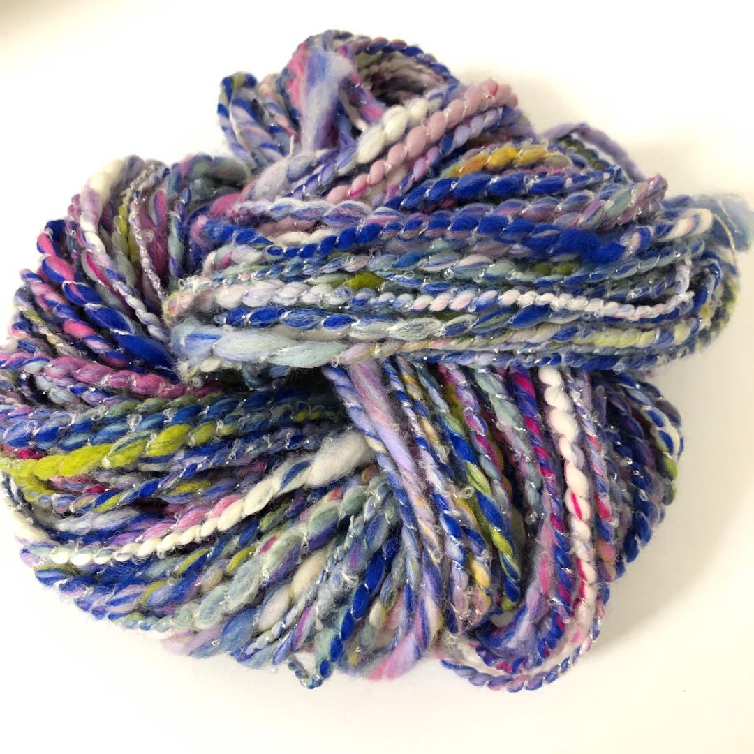 格安人気 スパイラルアートヤーン --- ハンドメイド アートヤーン(手