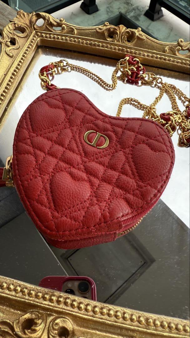 バッグ DiorDioramour  Caro Heart Pouch