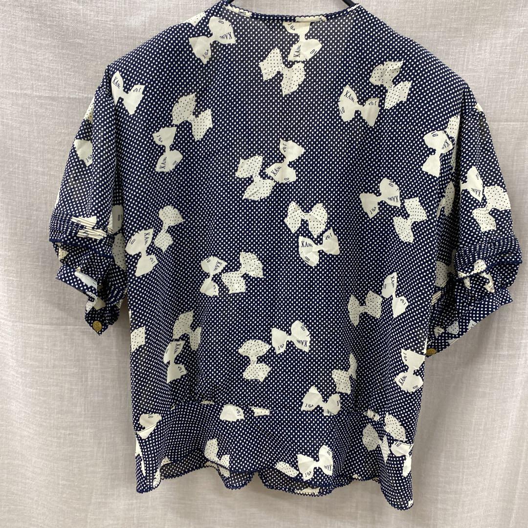 T284◯ KANEKOISAO カネコイサオ リボン スカートセットアップ