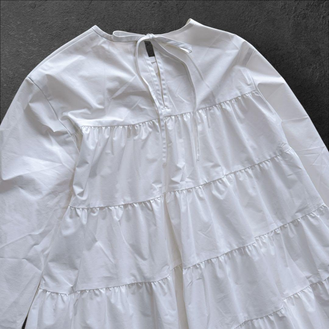 2023SS 美品♡トゥモローランド Ballsey ティアードブラウス 白