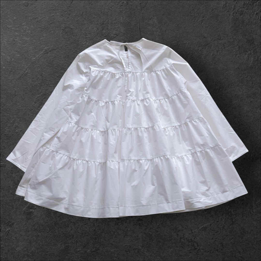 2023SS 美品♡トゥモローランド Ballsey ティアードブラウス 白