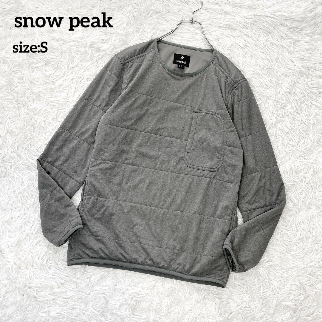 snow peak スノーピーク フレキシブルインサレーションプルオーバー S