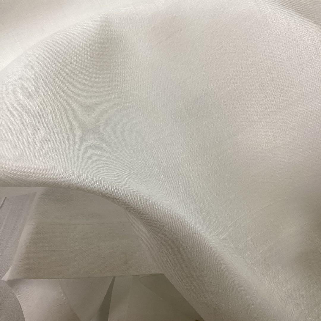 近江麻ラミー晒しホワイトキングサイズシーツ250×180 2枚少し訳有り