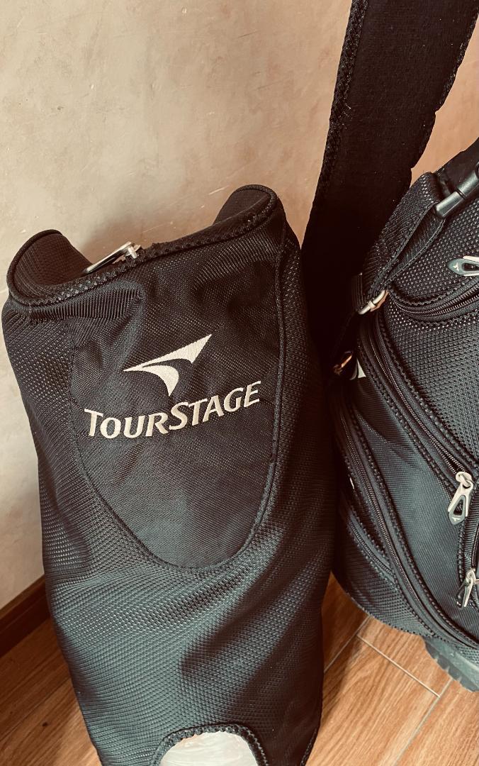 送料無料/新品 ツアーステージTourStage 高級キャディバックBLACK