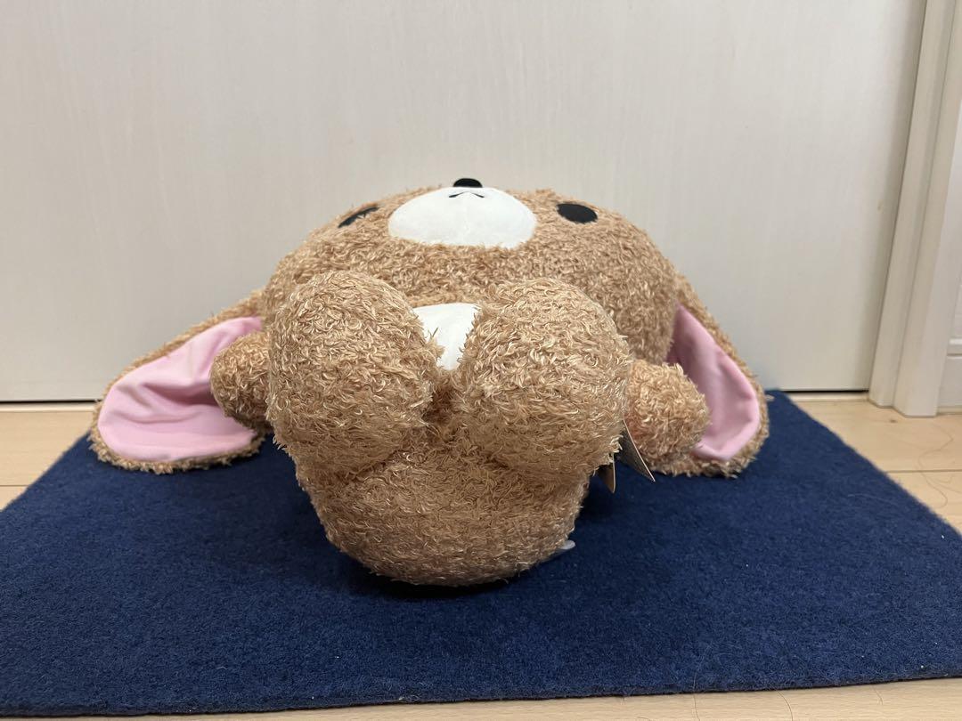 シュガーバニーズ くろうさ Mサイズ ハートランド ぬいぐるみ レトロ