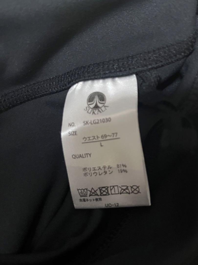スカーラ ベーシックレギンス Lサイズ 黒