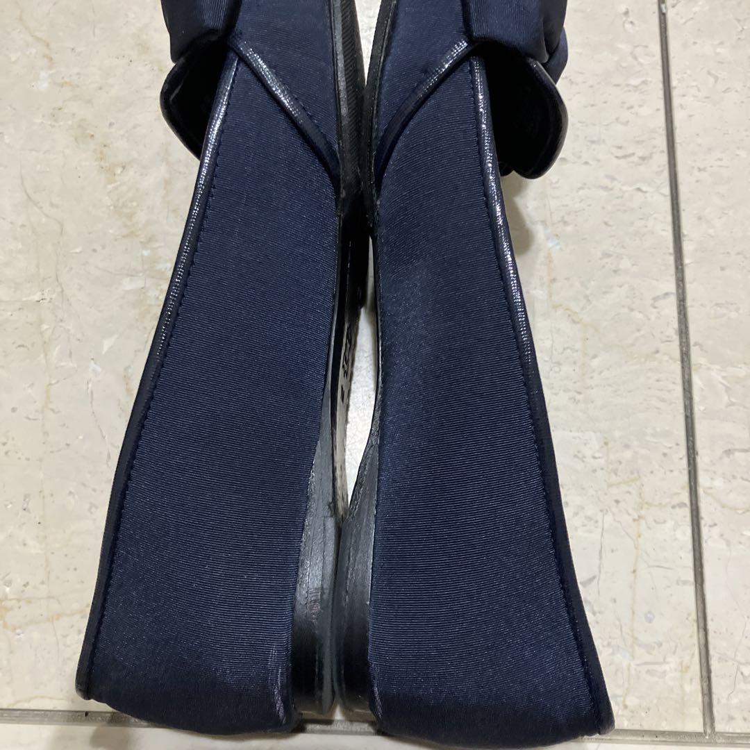 最終値下げ！トリーバーチ Tory Burch リボン バレエジュース24.0