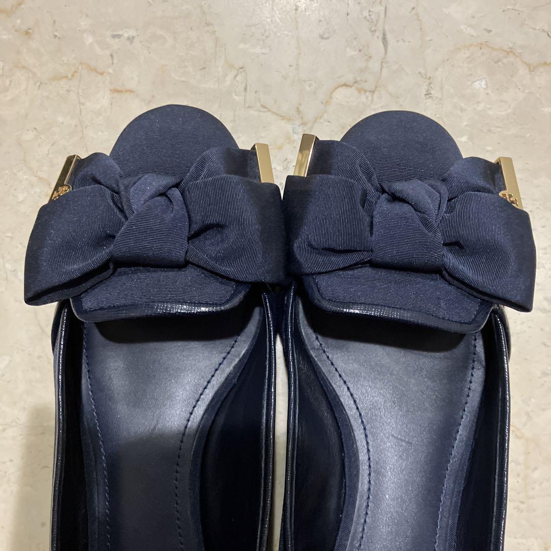 最終値下げ！トリーバーチ Tory Burch リボン バレエジュース24.0