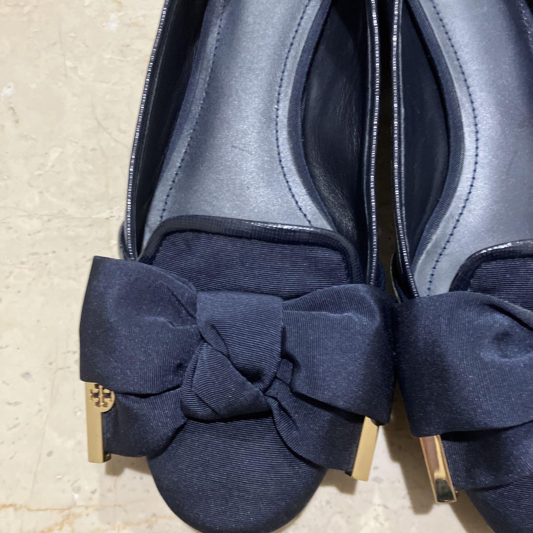 最終値下げ！トリーバーチ Tory Burch リボン バレエジュース24.0