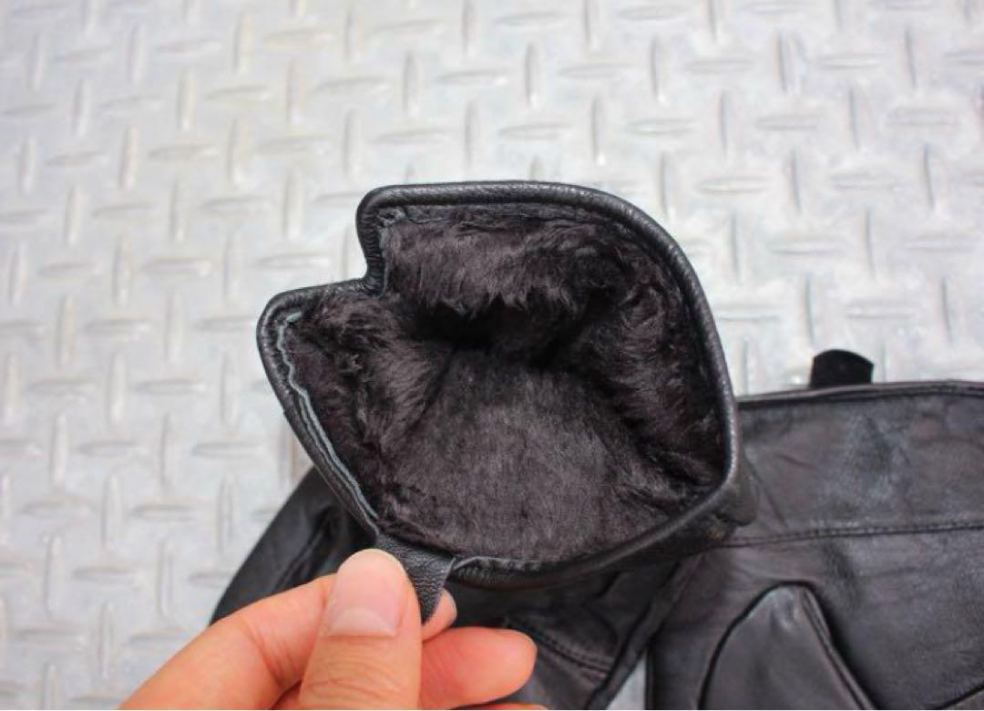 ^o^ BLACK LAMB LEATHER GLOBE 2798P 手袋