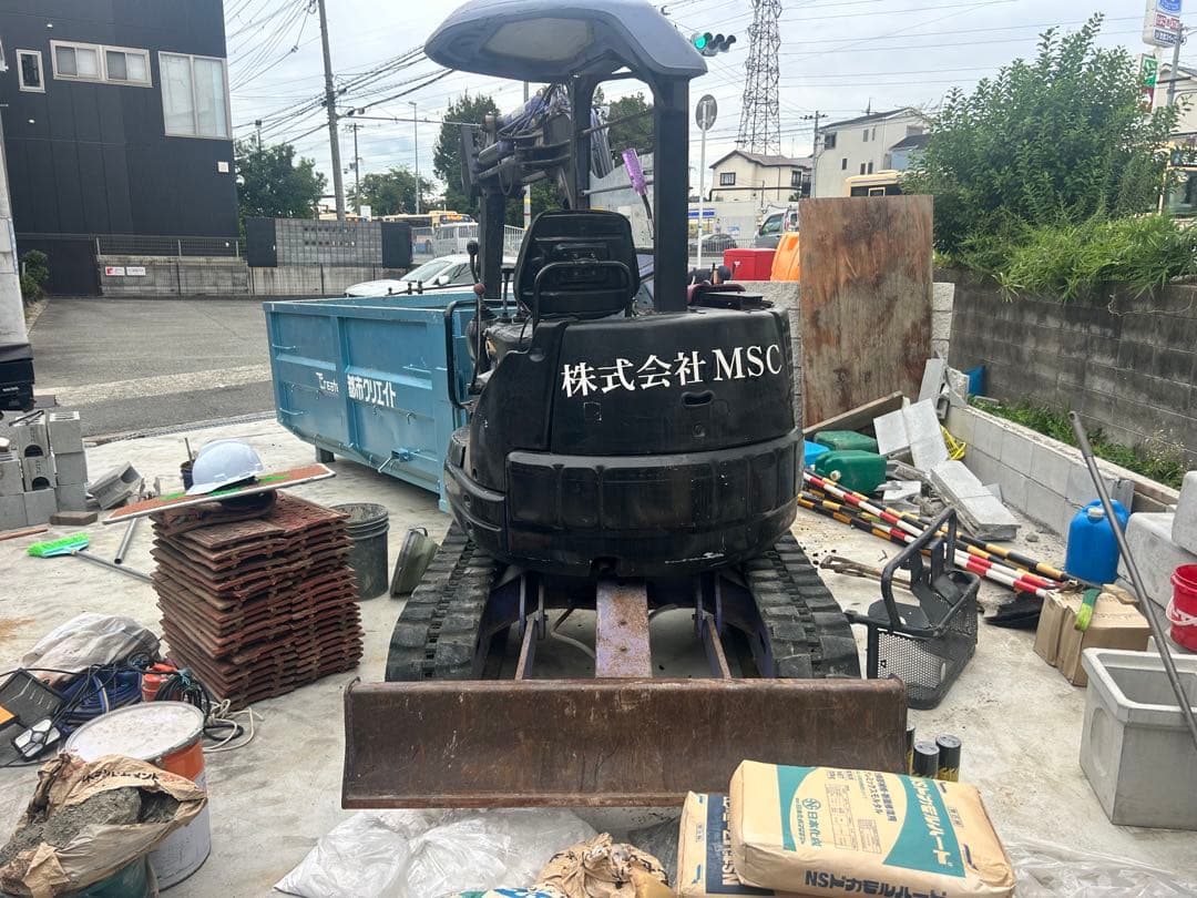 コマツミニショベル バケット付き