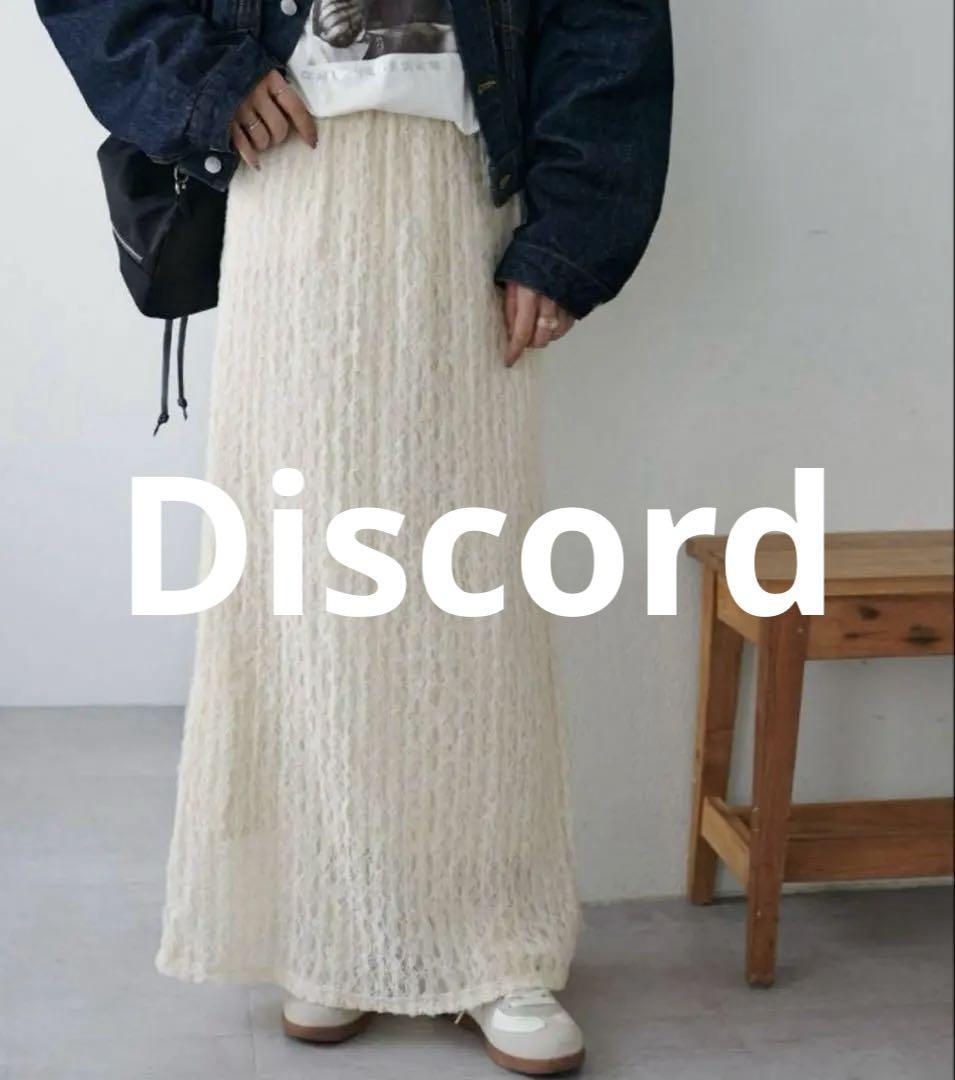 discoat レースナロースカート