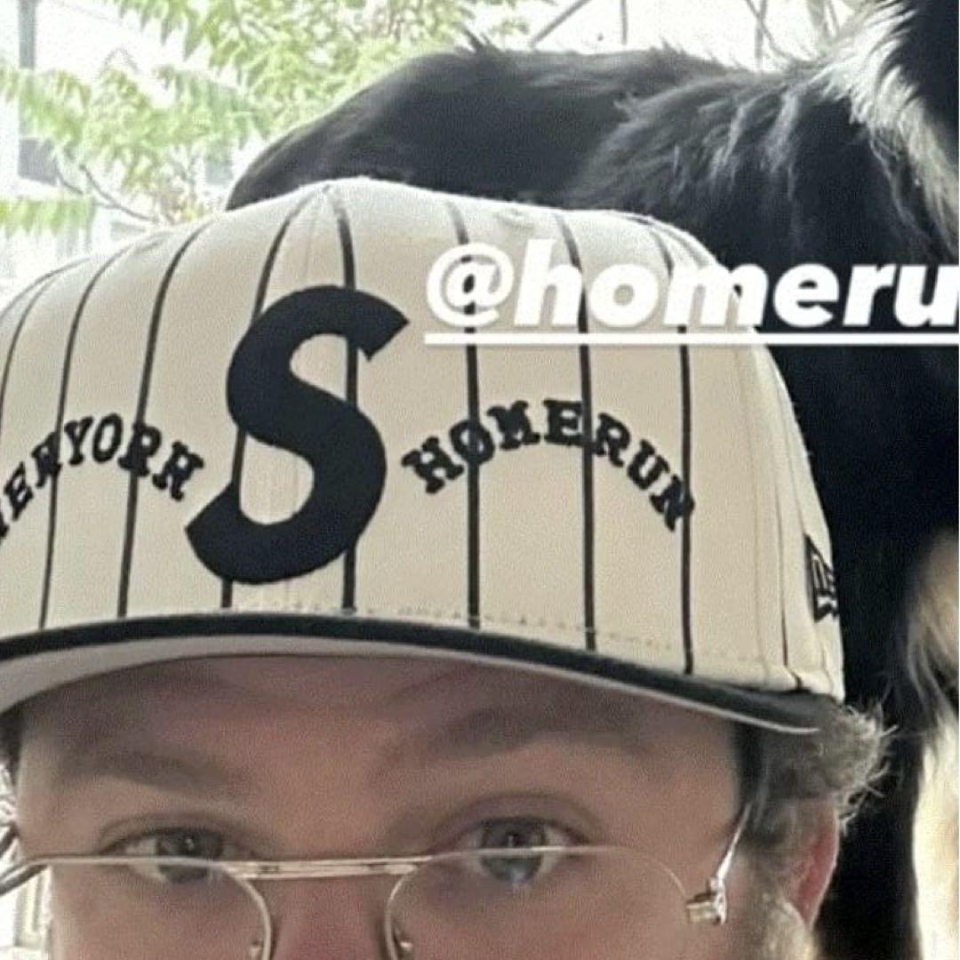 【希少】Supreme Homerun S Logo New Era 1/8 白