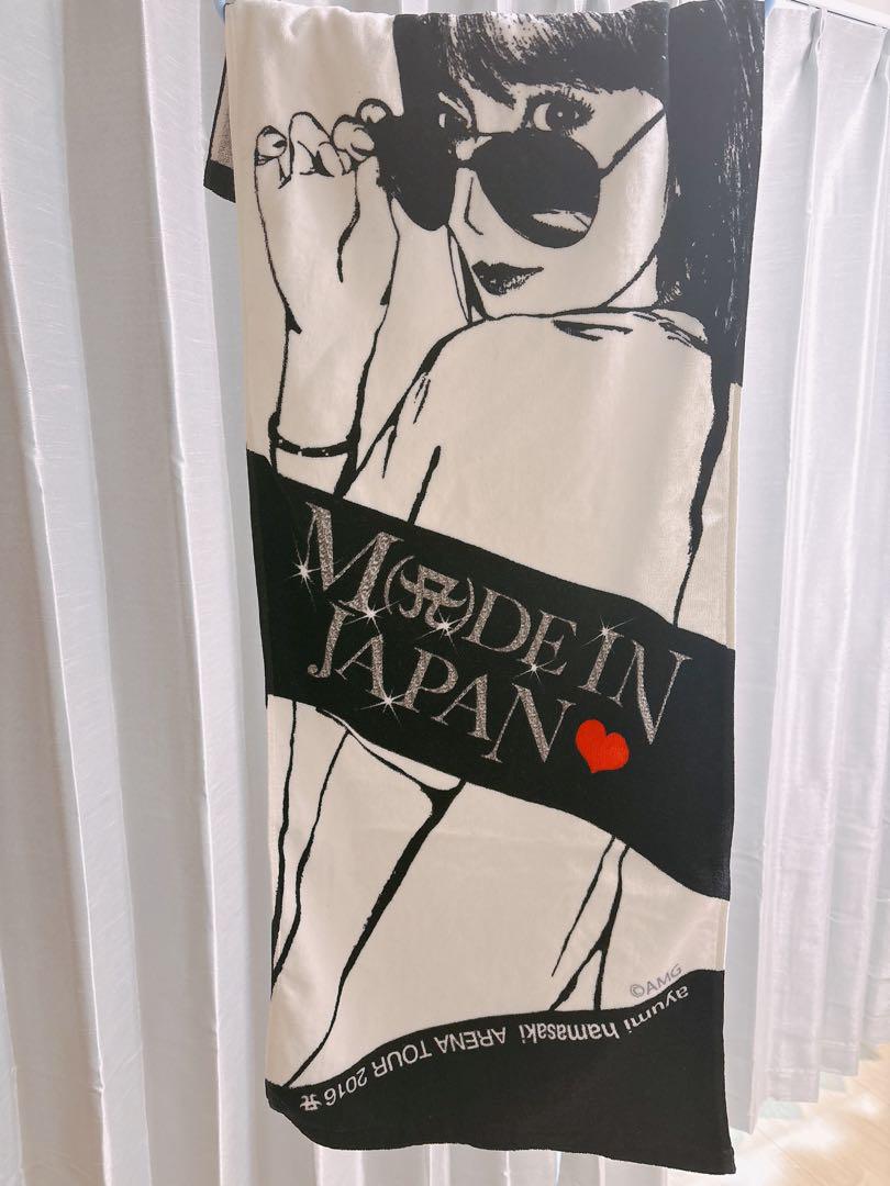 浜崎あゆみ 大判タオルケット 限定グッズ ayumi hamasaki 25th Anniversary POPUP STORE」グッズ | グッズ