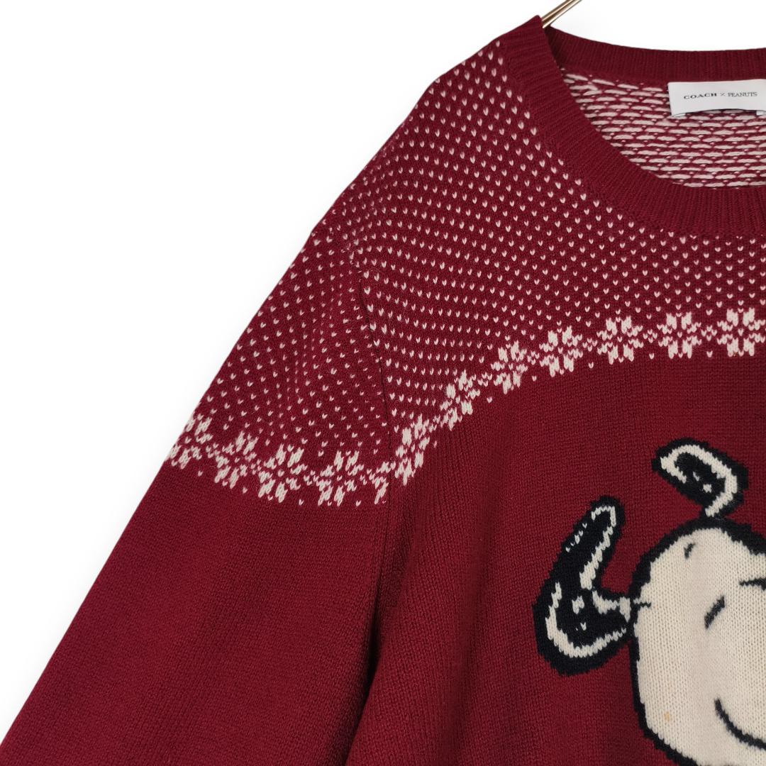 COACH X PEANUTS コラボ スヌーピー ニット セーター L