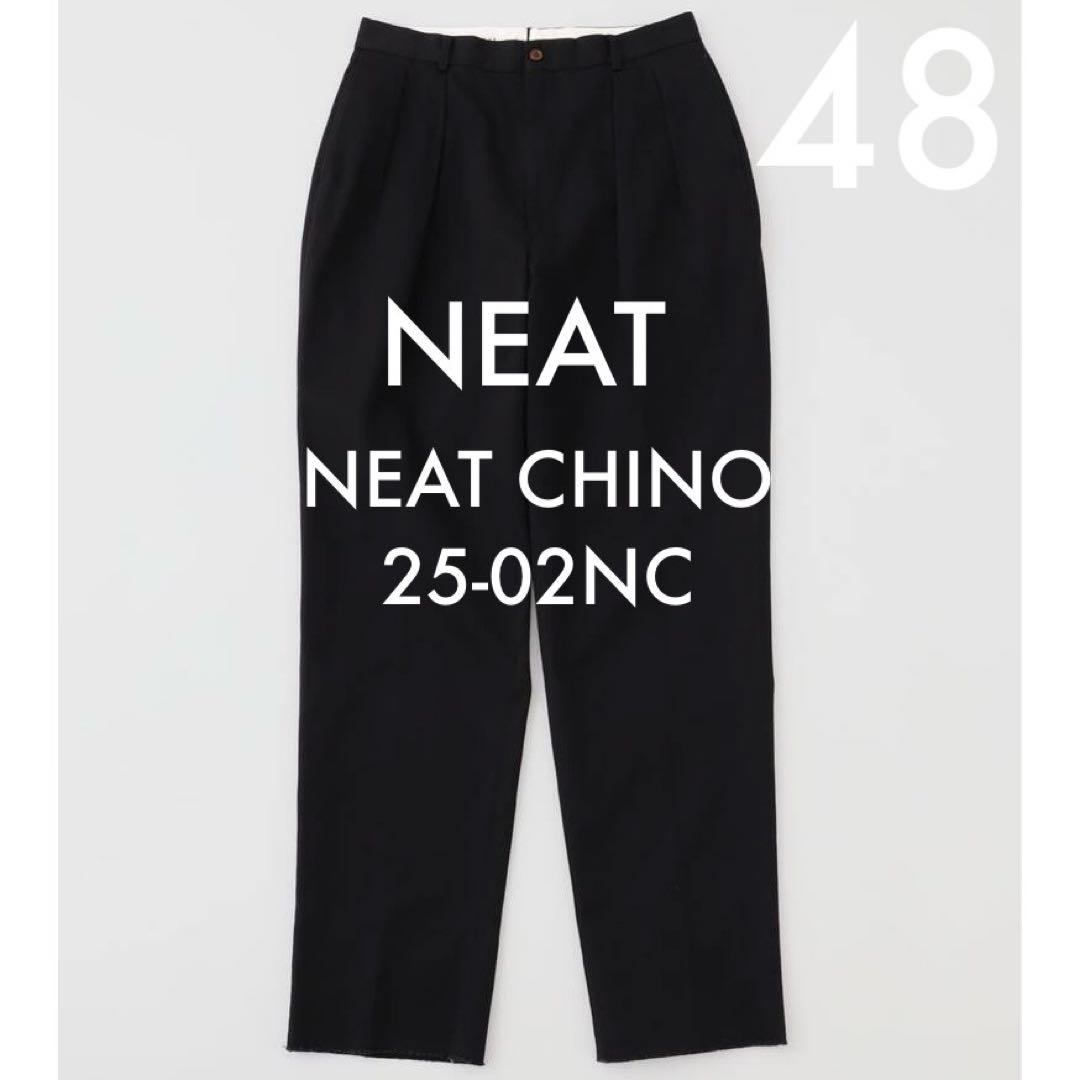 NEAT CHINO ニート チノ 25-02NC スラックス ブラック 48 - メルカリ