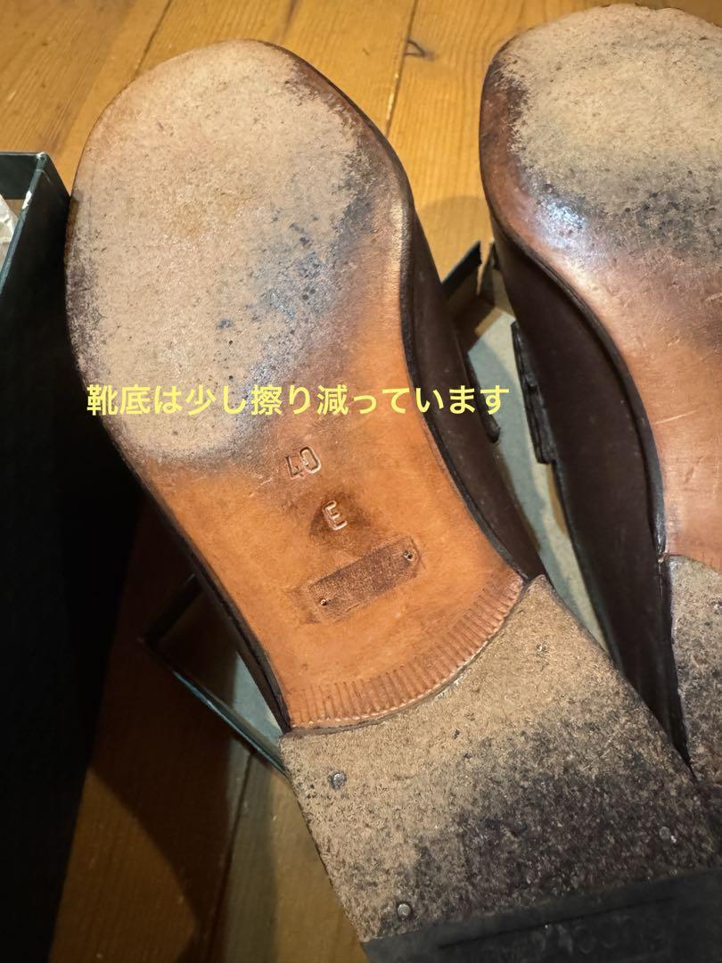 GUCCI ブラウンレザー ビットローファー