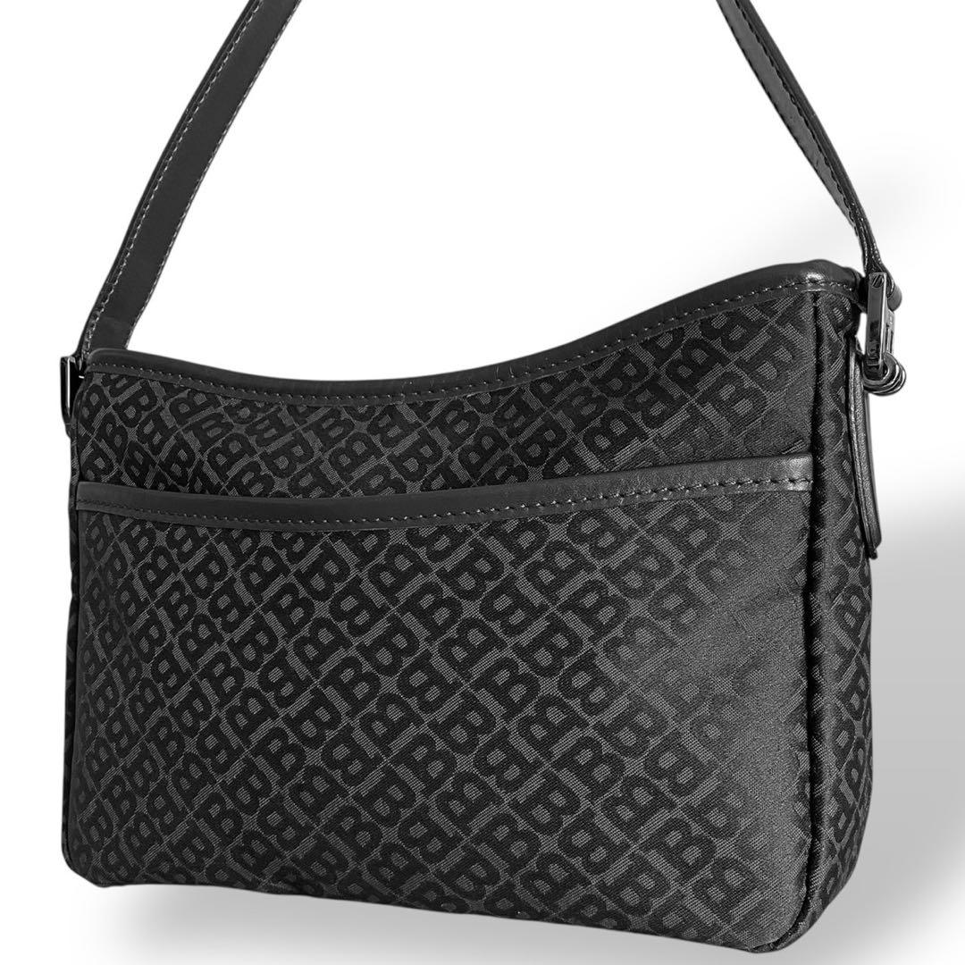 美品 BALLY 2953 ショルダーバッグ 斜め掛け 総柄 Bロゴ