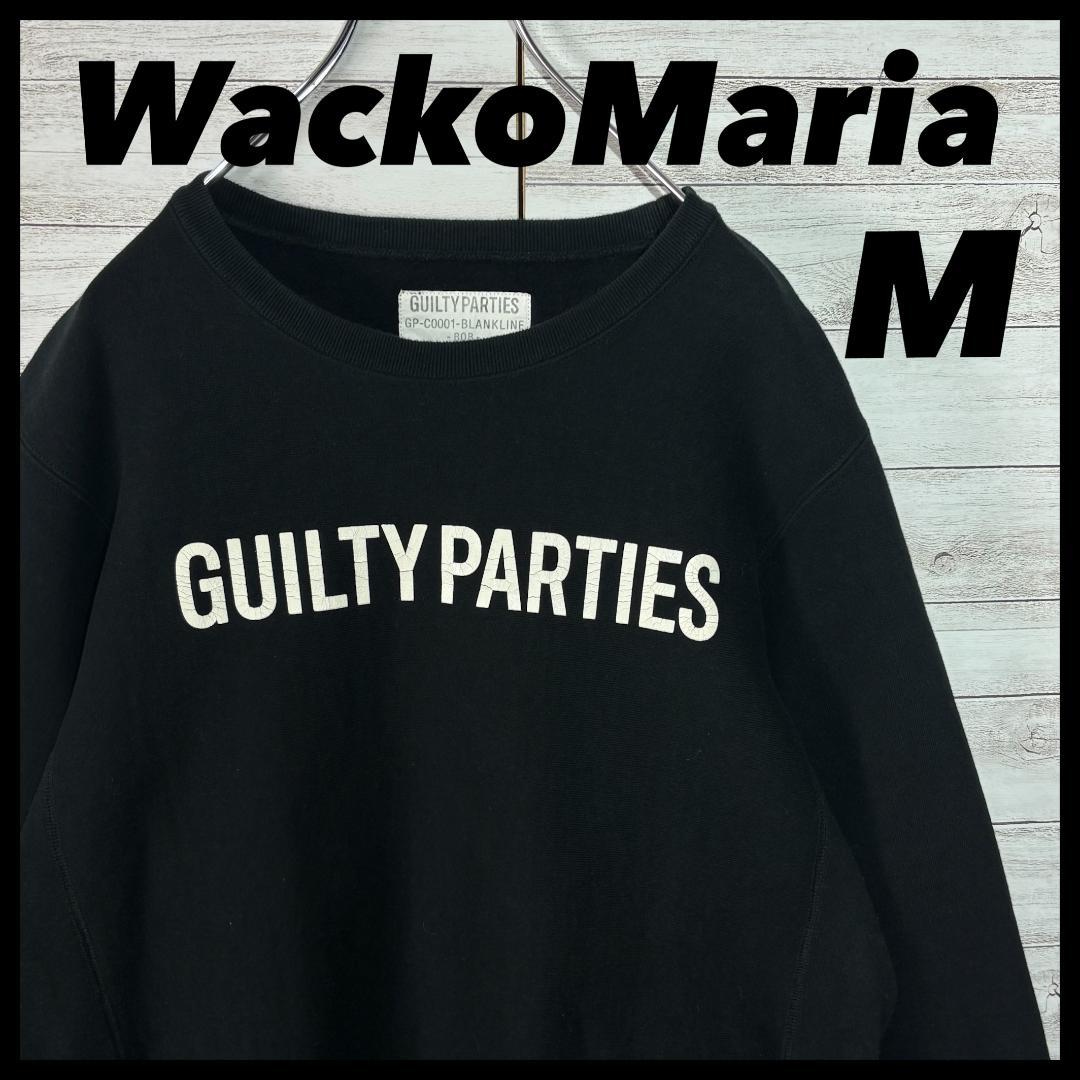 3004 Wacko Maria ワコマリア デカロゴ スウェット M ブラックM・WACKOMARIA