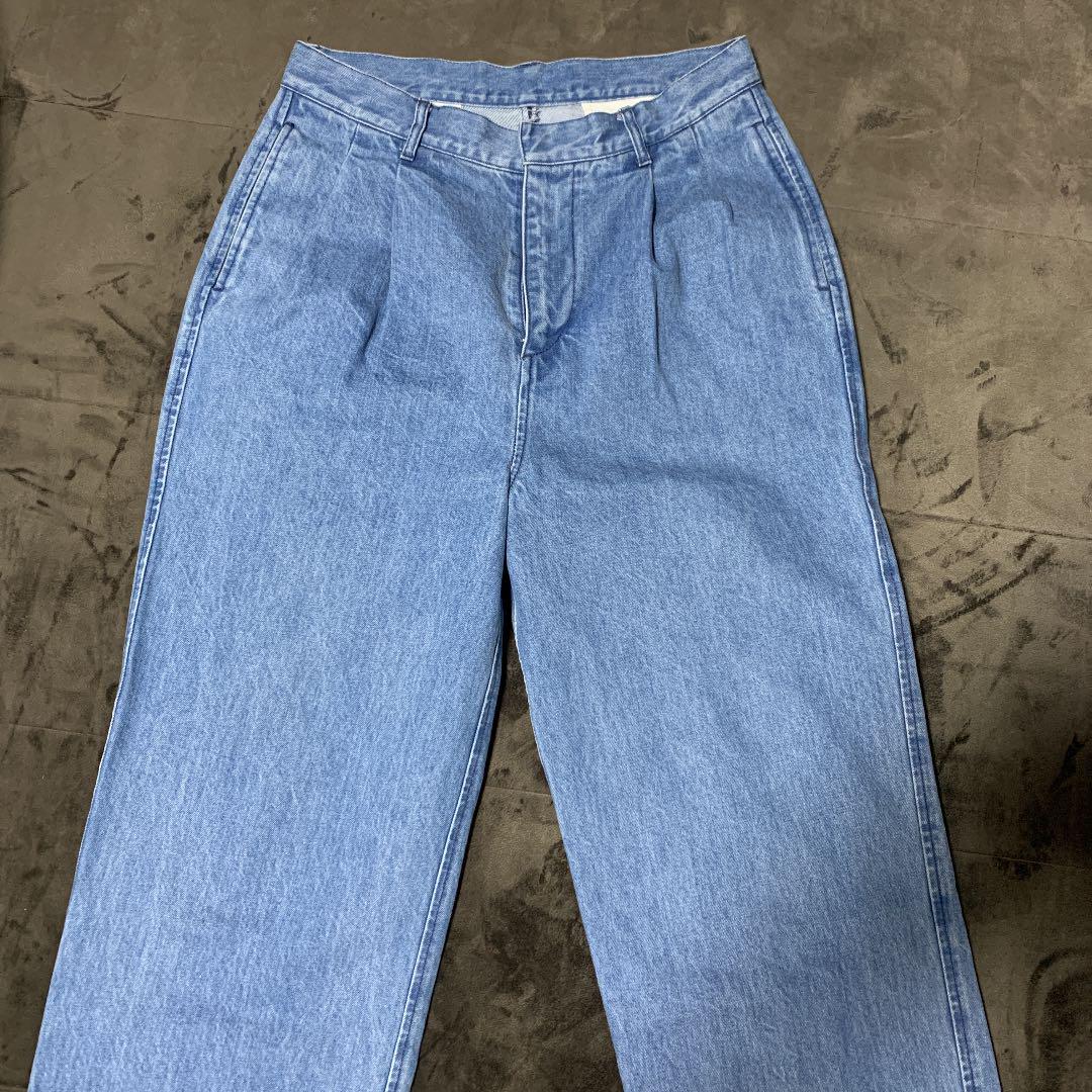 安い新品 monkey ワイドデニムパンツ コバルトブルー M hmTLO-m34491732169 time モンキータイム 人気高品質